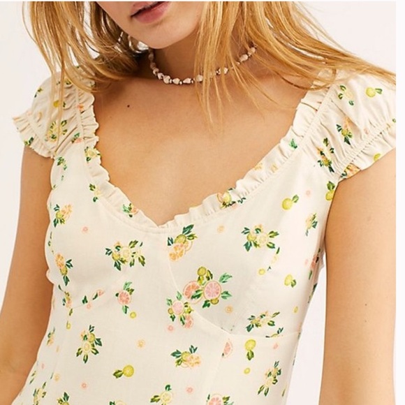 Free People Like A Lady Printed Mini SZ. Small - Picture 4 of 8